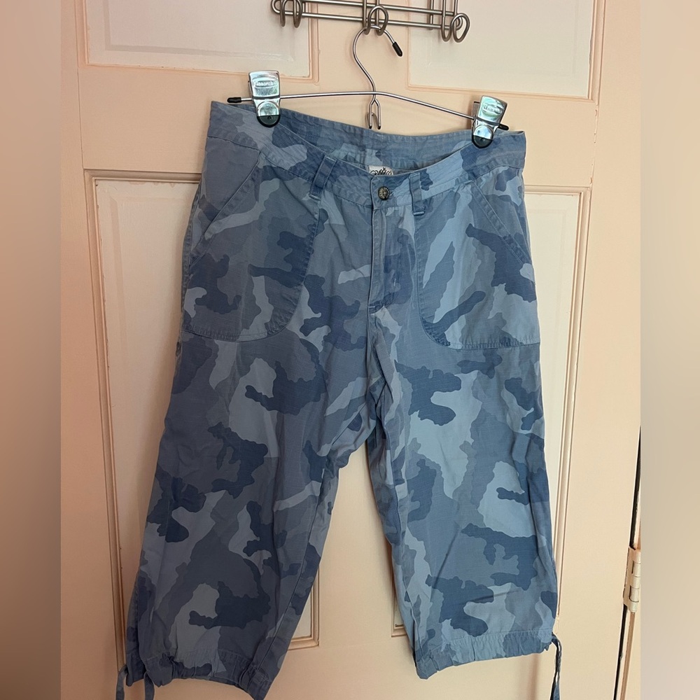 Gramicci Blue Camouflage Women's Capris
